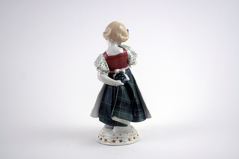 "KPM Berlin" Porzellanfigur von "Martin Fritsche" "Schulmädchen"