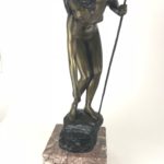 Bronzefigur Prof. Victor Seifert, “Die Anglerin”