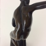 Kleine Bronzefigur "Der Diskuswerfer"