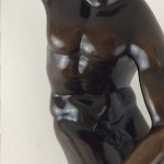 Kleine Bronzefigur "Der Diskuswerfer"