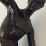 Kleine Bronzefigur "Der Diskuswerfer"