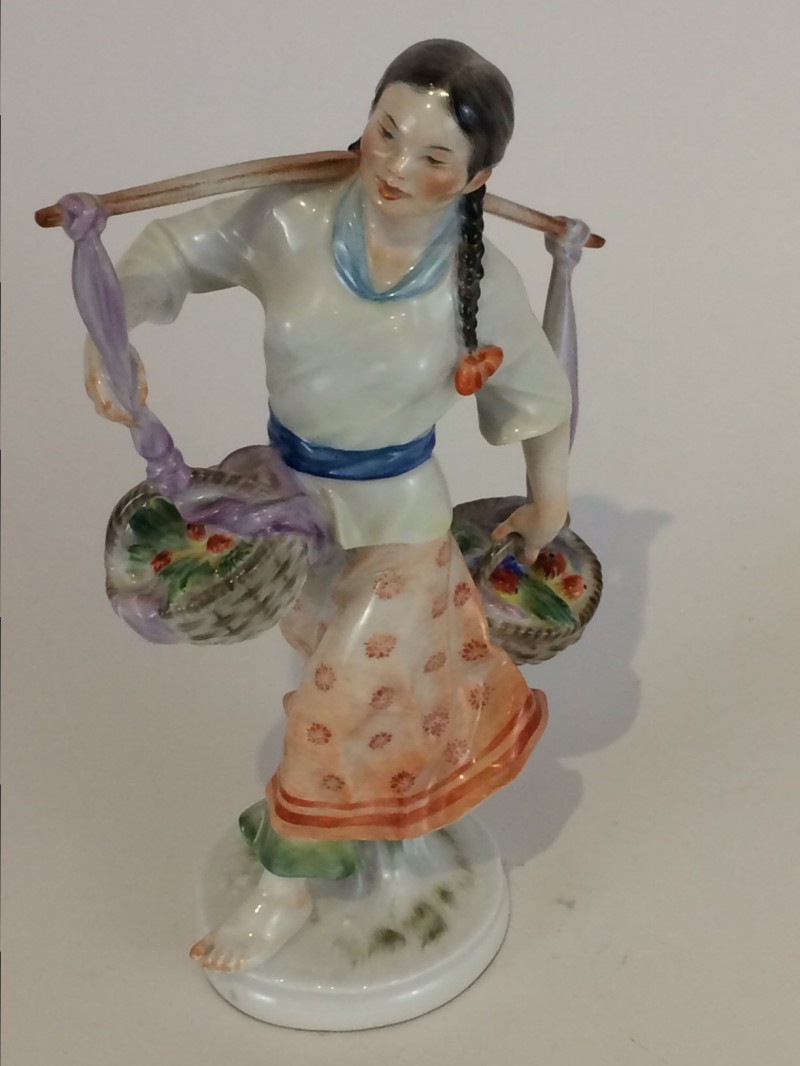 Jugendstilfigur,"Koreanerin", Meissen 1934-45